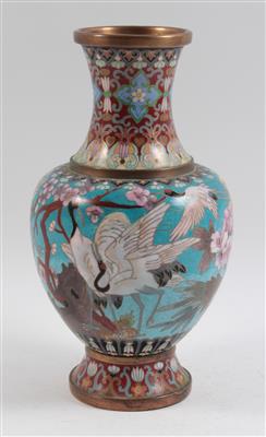 Cloisonné-Vase, - Antiquitäten & Bilder