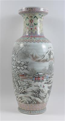 Famille rose Vase, - Antiques and Paintings