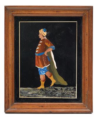Italienisches Pietra Dura Bild, - Antiquitäten & Bilder