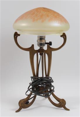 Jugendstil-Tischlampe, - Antiques and Paintings