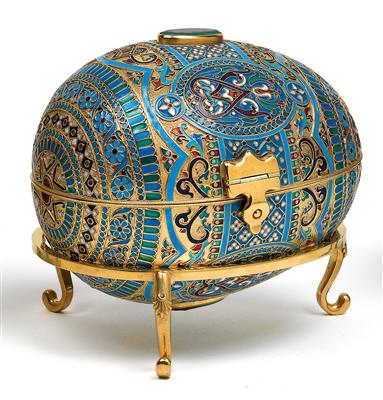 Cloisonne-Ei, - Antiques and Paintings
