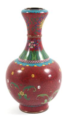 Cloisonné-Vase, - Antiquitäten & Bilder