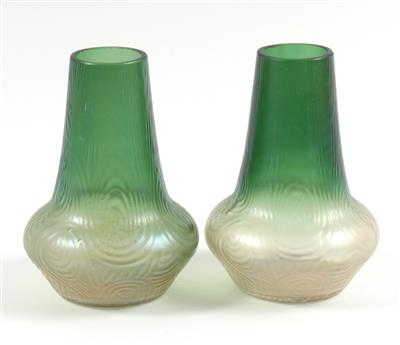 Paar kleine Vasen, - Antiques and Paintings