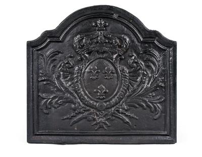 Kaminplatte, - Saisonabschluß-Auktion Bilder Varia, Antiquitäten, Möbel, Teppiche und Design