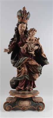 Madonna mit Kind, - Antiques and Paintings