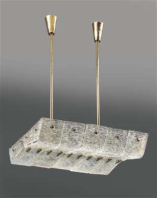 Große Deckenlampe ("Wanne") Modell Cafe Korb, - Summer-auction