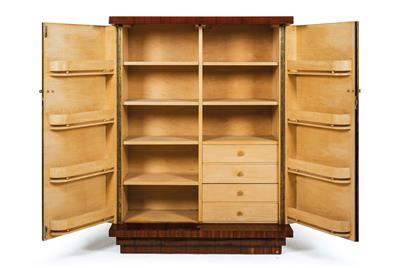 Exklusiver, halbhoher Gaderobeschrank, - Summer-auction