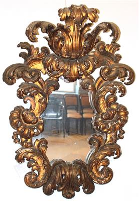 Barocker Spiegelrahmen, - Sommerauktion - Bilder Varia, Antiquitäten, Möbel/ Design