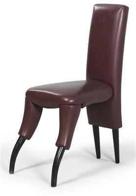 "Black  &  White"-Stuhl, - Saisoneröffnungs-Auktion Antiquitäten, Bilder, Design