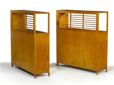 Paar niedriger Regale, - Saisoneröffnungs-Auktion Antiquitäten, Bilder, Design