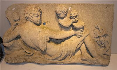 2 gr. Relieftafeln nach Vorbildern der Antike, - Antiques and Paintings