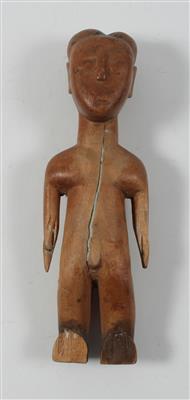 Afrika, DR Kongo, Stamm: Mangbetu: Ein Pfeifenkopf mit einem typischen Frauen-Kopf der Mangbetu. - Antiques and Paintings