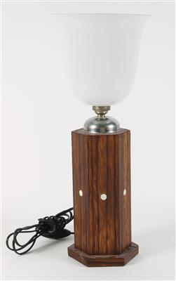 Art Deco-Tischlampe, - Beleuchtungskörper