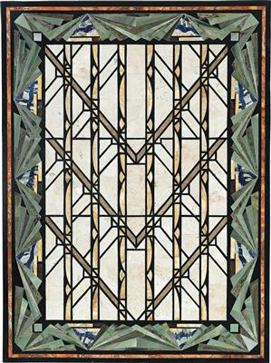 A marble top, so-called ‘pietra dura’, - Selected by Hohenlohe