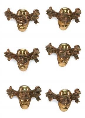 A set of six wall appliques, Michel Jaubert, - Selected by Hohenlohe