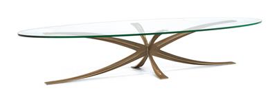 A rare, large coffee table, Michel Mangematin, - Selected by Hohenlohe