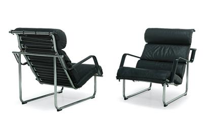 Zwei Lounge Sessel Mod. Remmi, - Selected by Hohenlohe