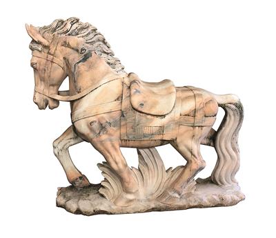 A Trotting Horse, - Asian Art, Works of Art and Furniture
