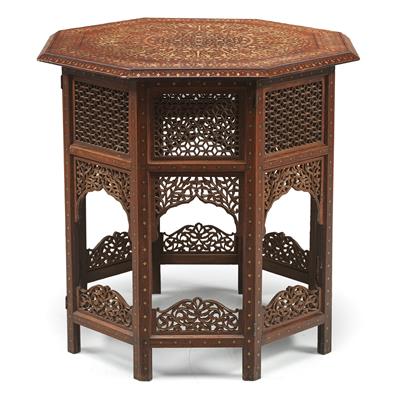 An Octagonal Side Table or Serving Table, - Asian Art, Works of Art and Furniture