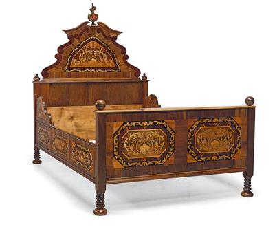 A Bed in Baroque Style, - Antiquariato e mobili