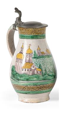 A Pear-Shaped Stein (Birnkrug), Gmunden, First Half of the 19th Century - Asian Art, Works of Art and Furniture