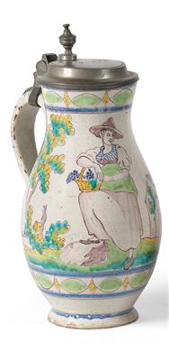 A Pear-Shaped Stein (Birnkrug), Gmunden, First Quarter of the 19th Century - Asian Art, Works of Art and Furniture