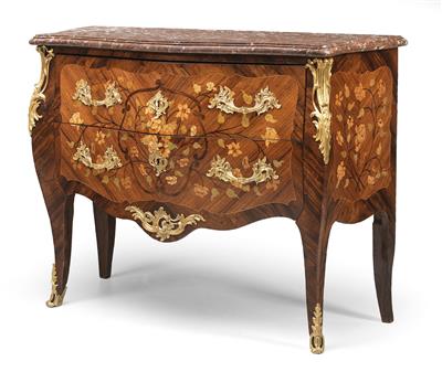 A French Salon Chest of Drawers - Asian Art, Works of Art and Furniture