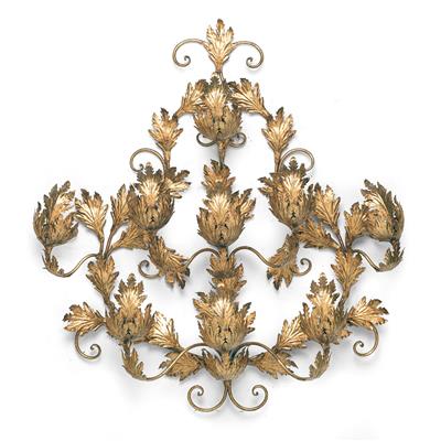 A Large Floral Wall Applique, - Asian Art, Works of Art and Furniture