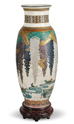 Große Satsuma Bodenvase, Japan, Meiji Zeit - Asiatika, Antiquitäten & Möbel