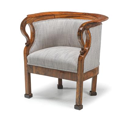 A Large Biedermeier Armchair, - Starožitnosti