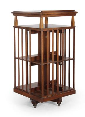 A Revolving Bookcase, - Asian Art, Works of Art and Furniture