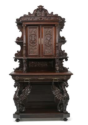 A Historicist Pier Cabinet, - Asian Art, Works of Art and Furniture