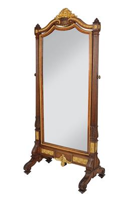 A Tall Neo-Classical Dressing Mirror, - Antiquariato e mobili