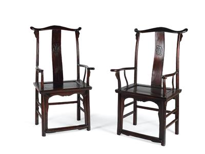 A Pair of Armchairs, China, 18th-19th Century - Asian Art, Works of Art and Furniture