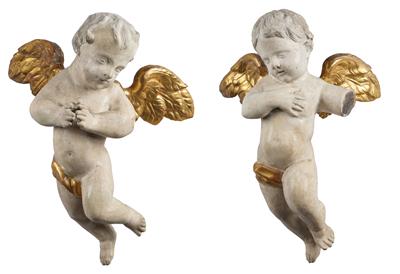 A Pair of Baroque Angels, - Starožitnosti