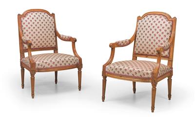 A Pair of French Armchairs, - Starožitnosti