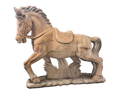 A Trotting Horse, - Asian Art, Works of Art and Furniture