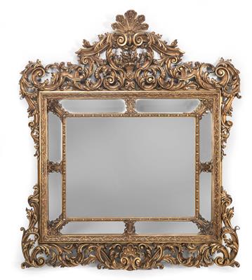 A Magnificent Historicist Salon Mirror, - Starožitnosti
