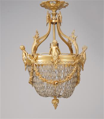 A Salon Chandelier, - Asian Art, Works of Art and Furniture