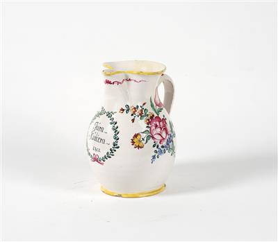 A Beaked Jug, Holitsch, Dated 1801 - Antiquariato e mobili