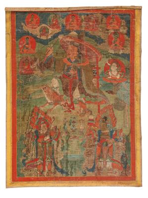A Thangka of Dharmata, Tibet, Early 18th Century - Starožitnosti