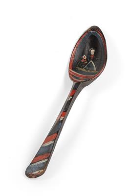 A Viechtau Wooden Spoon, - Asian Art, Works of Art and Furniture