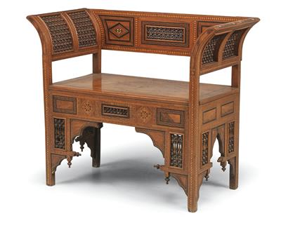 Zierliche Sitzbank - Asiatika, Antiquitäten & Möbel