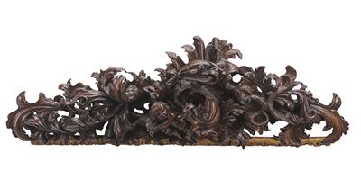 A Baroque overdoor, - Asiatics, Works of Art and furniture