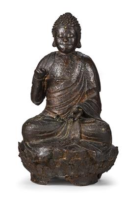 Bronze Buddha, China, Ming Dynastie - Asiatika, Antiquitäten und Möbel