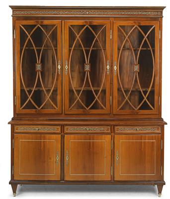 A large Neo-Classical bookcase, - Mobili
