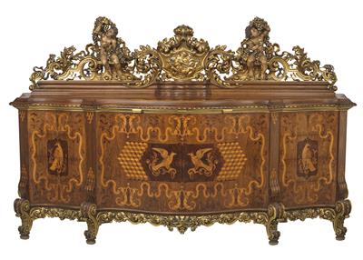 A large dining room sideboard, - Asiatics, Works of Art and furniture