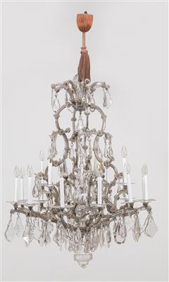 A large salon chandelier, - Asiatics, Works of Art and furniture
