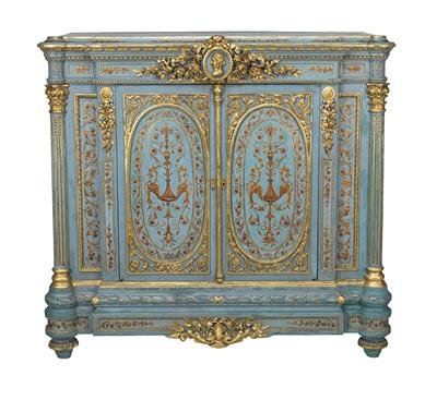 A French half-height salon cabinet, - Asiatics, Works of Art and furniture