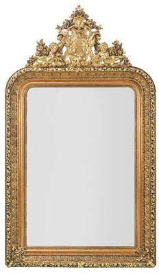A magnificent historicist mirror, - Nábytek